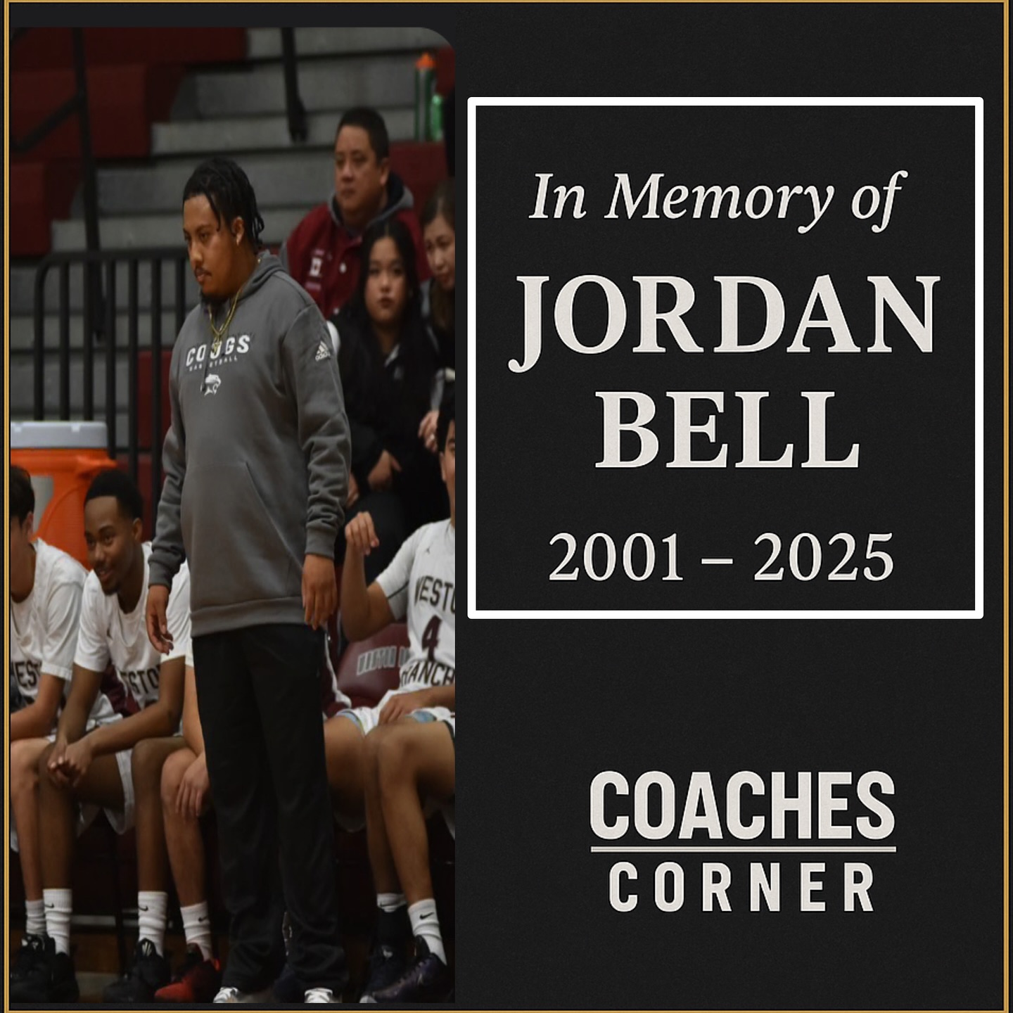 Jordan Bell Stockton CA Death, Basketball coach at Jordan School District has died